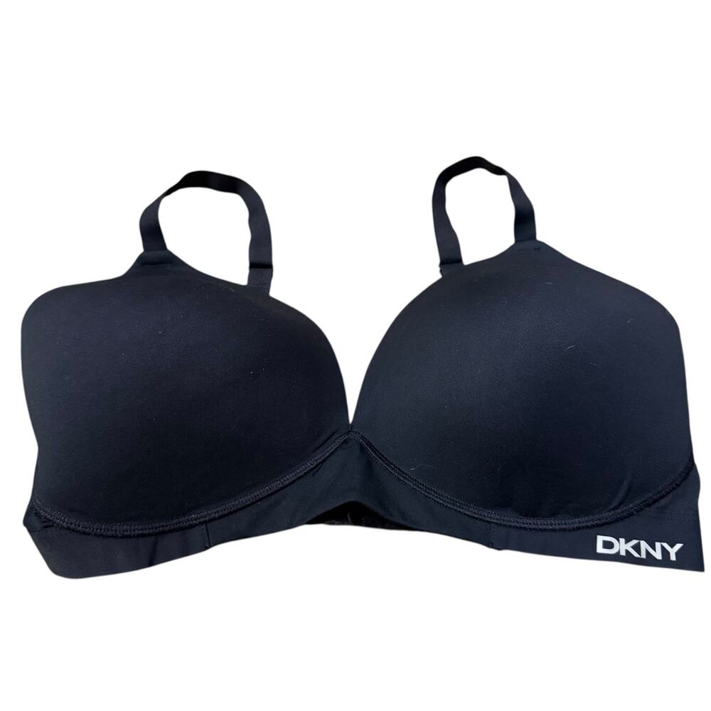DKNY wireless black‎ bra adjustable straps size XL